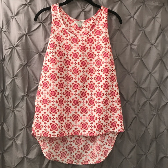 Halogen - Top - red purple patterned - S - Picture 1 of 6